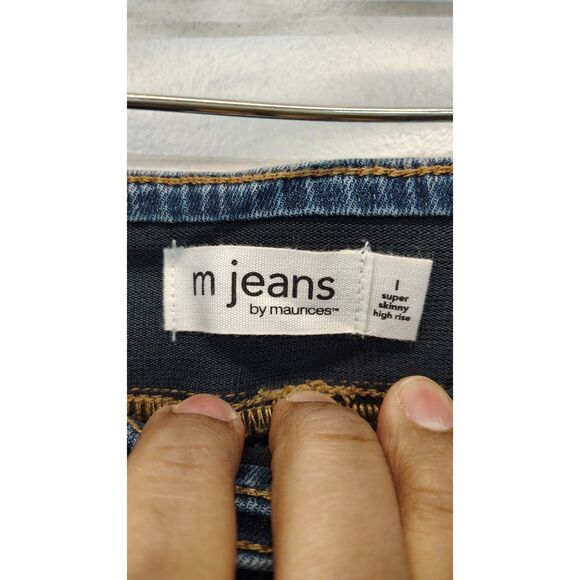 NWT Maurices M Jeans Women's Super Skinny High Rise Regular Large Jeans - Picture 6 of 10